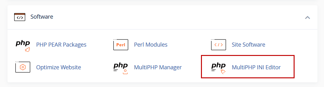 MultiPHP ini