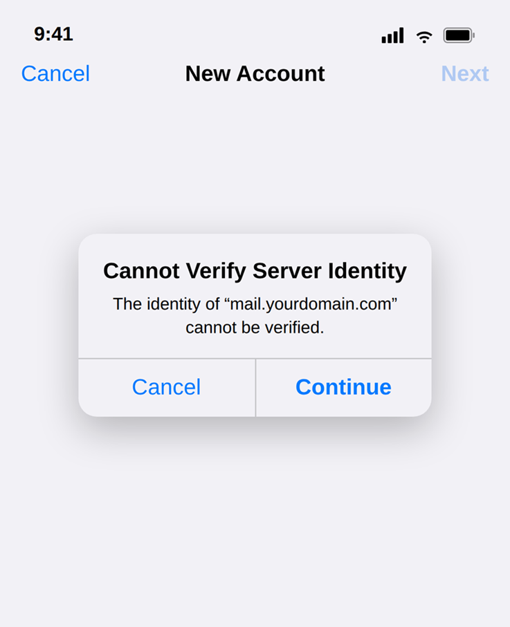 iPhone email 7